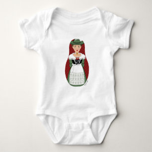 Body Para Bebê Criança da Baviera alemã Matryoshka Creeper