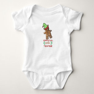 Body Para Bebê criança "Oficial Cookie Tester"