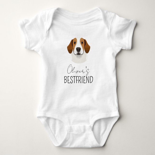 Body Para Bebê Criança Personalizada para Bebê Fotográfico Pet (Frente)