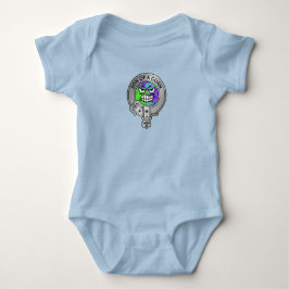 Body Para Bebê Crianças Clan Gunn Crest & Tartan Baby Bodydress