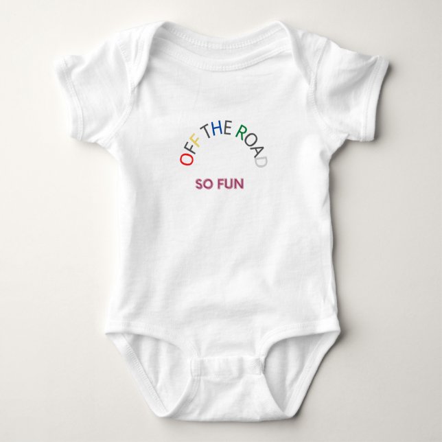 Body Para Bebê Crianças Divertidas Bebê Branco (Frente)