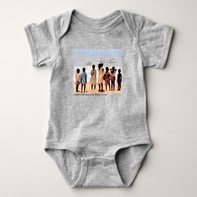 Body Para Bebê Crianças do Gana - Artista - Shelia Turner Baby Bo (Frente)