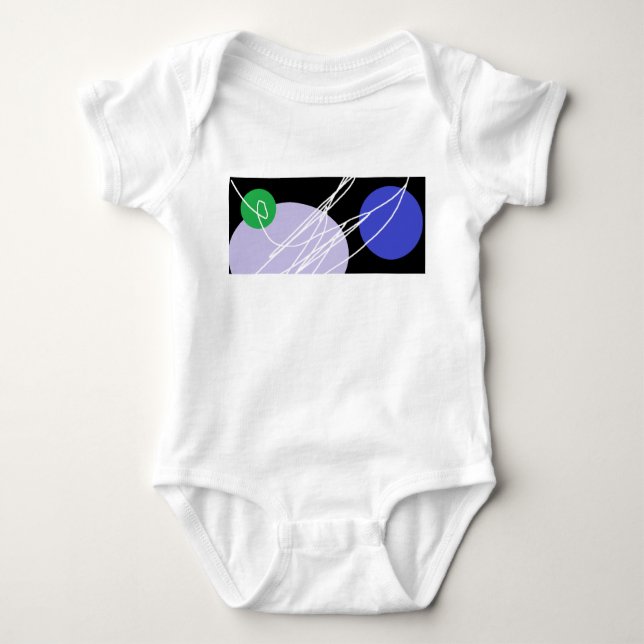 Body Para Bebê Crianças do sistema solar (Frente)