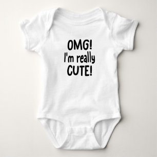 Body Para Bebê Crianças E Bebês Canto - OMG! Eu sou mesmo fofo!