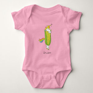 Body Para Bebê Crianças Engraçadas do Unicorn