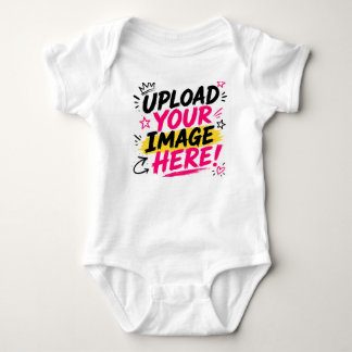 Body Para Bebê Crie o Seu Próprio Bodysuit de Bebê | Adicione Sua