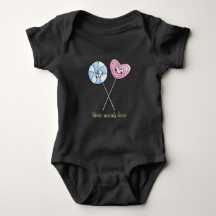 Body Para Bebê Crie Os Seus Próprios Lollipops Kawaii