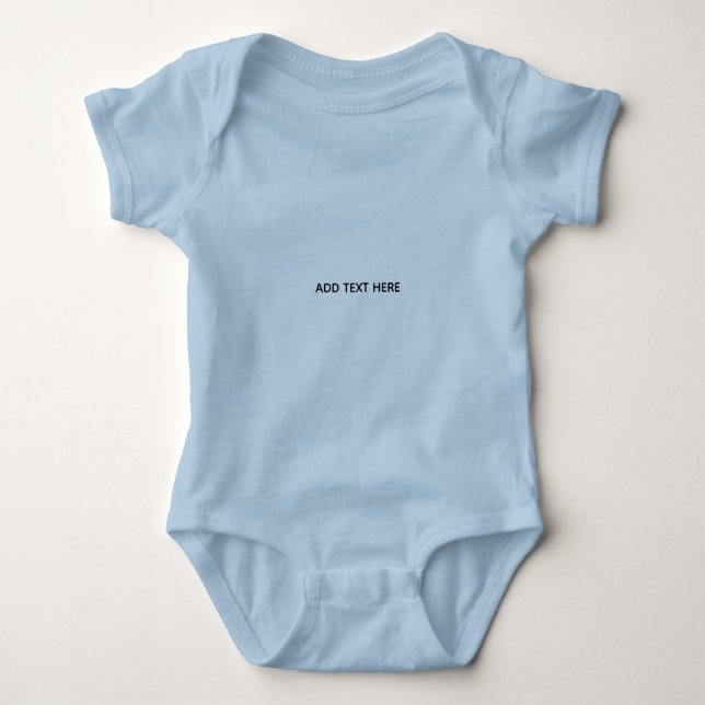 Body Para Bebê Crie seu próprio branco  (Frente)