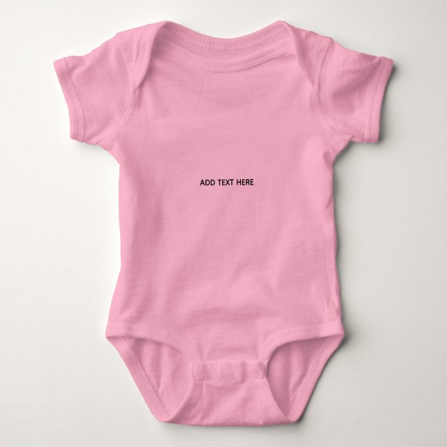 Body Para Bebê Crie seu próprio branco  (Frente)
