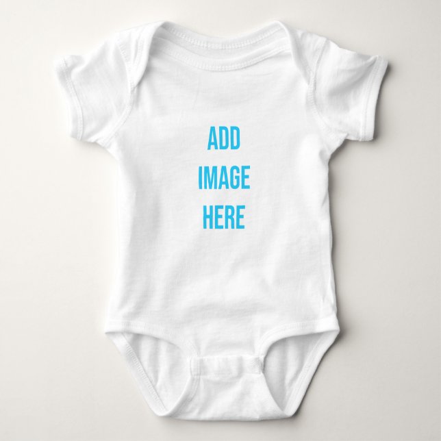 Body Para Bebê Crie seu próprio personalizado (Frente)