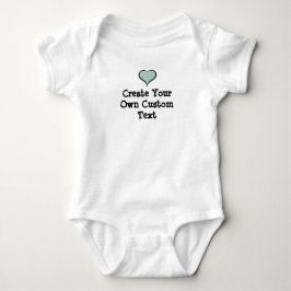 Body Para Bebê Crie seu próprio texto personalizado com Sage Hear