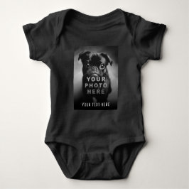 Body Para Bebê Crie Sua Própria Foto Simples e Texto Personalizad