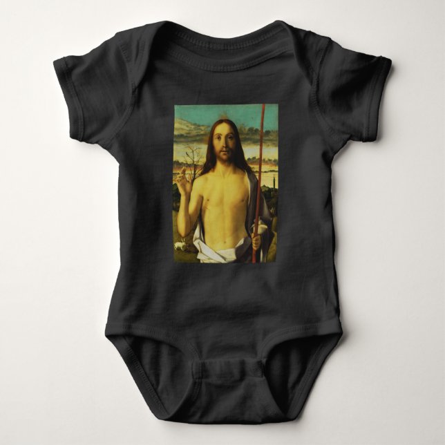 Body Para Bebê Cristo de Giovanni Bellini (Frente)