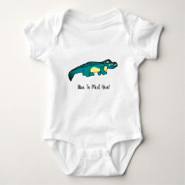 Body Para Bebê Crocodilo Baby Bodycase