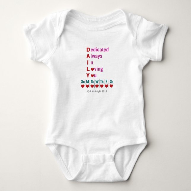 Body Para Bebê Crônica Diária Bebê Roupa (Frente)