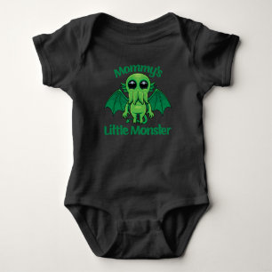 Body Para Bebê Cudles do pequeno monstro catulhu da mamãe