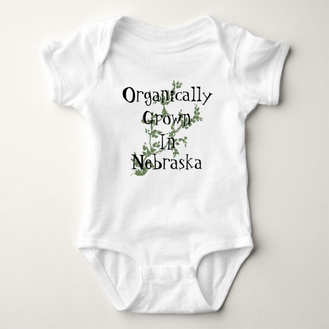 Body Para Bebê Cultivar Biologicamente Bebê Seu Estado Bebê Roupa (Frente)