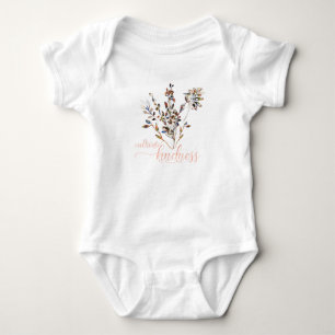 Body Para Bebê Cultive a Bondade Floral Bebê