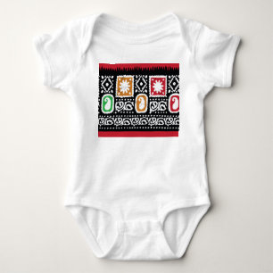 Body Para Bebê Cultura Indiana: Design de Arte Tradicional