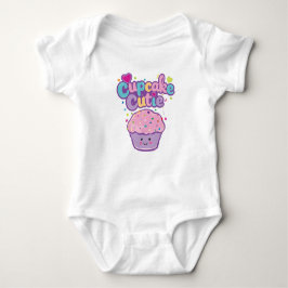 Body Para Bebê Cupcake Fofinha Estilo Kawaii Confetes, Pontos Cor