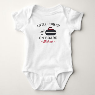 Body Para Bebê Curling Bebê - Pequeno Curling a Bordo - Curling