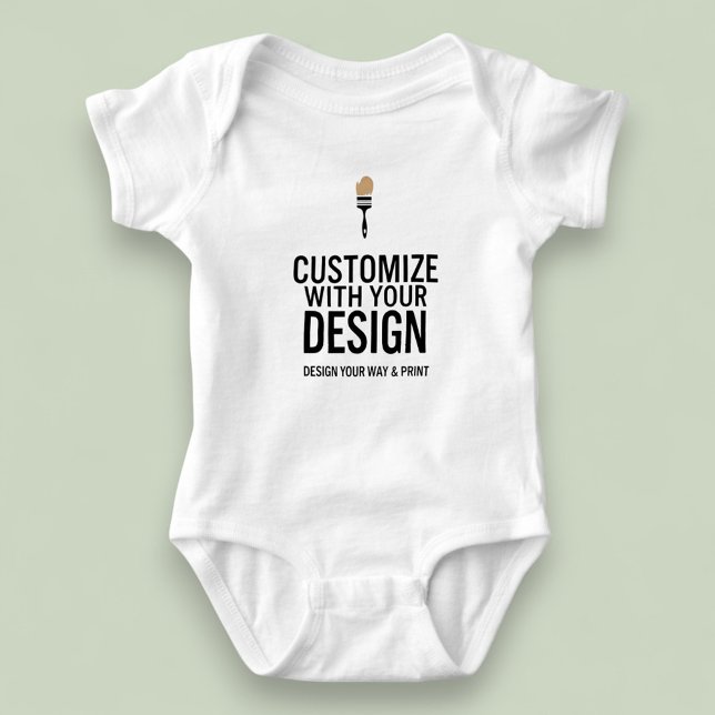 Body Para Bebê Custom Minimalist Personalized Company Branded  (Criador carregado)