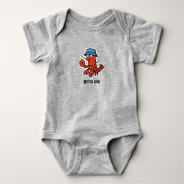 Body Para Bebê Customizable Lobster