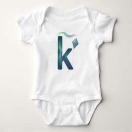 Body Para Bebê Customizable Northern Lights Letter K Kite