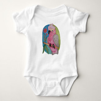 Body Para Bebê Cute Australian baby animal Galah on baby romper