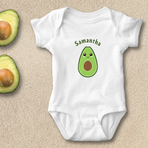 Body Para Bebê Cute Avocado