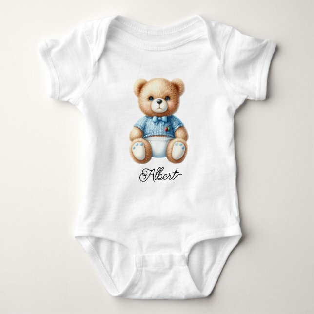 Body Para Bebê Cute Baby Bear (Frente)
