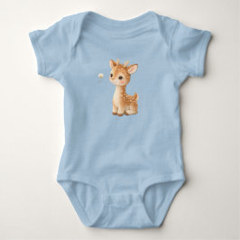 Body Para Bebê Cute Baby Deer Bodysuit – Kawaii Woodland Animal 