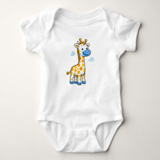 Body Para Bebê Cute Baby Giraffe Cartoon Illustration