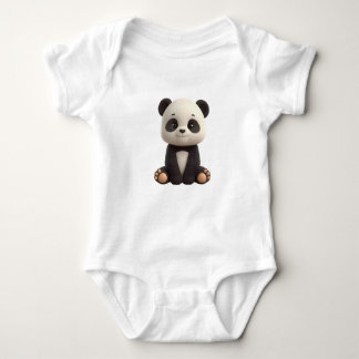Body Para Bebê Cute Baby Panda Bodysuit