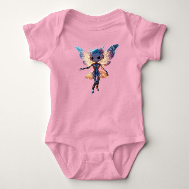 Body Para Bebê Cute Ballerina Dancing Robot Pixie (Frente)