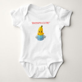 Body Para Bebê Cute Banana Baby – Adorable Cartoon Banana in Blue