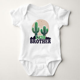 Body Para Bebê Cute Cactus Little Brother