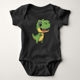 Body Para Bebê Cute Cartoon T-Rex Dinosaur Baby Bodysuit