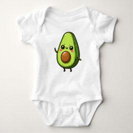 Body Para Bebê Cute Chibi Avocado
