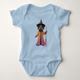 Body Para Bebê Cute Dachshund Halloween