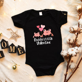 Body Para Bebê Cute Dia dos Namorados Bebê engraçada menina Caran