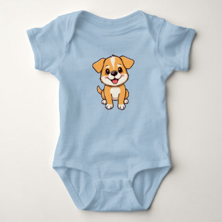 Body Para Bebê Cute Dog