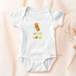 Body Para Bebê Cute Filipino Food Little Lumpia Baby Bodysuit