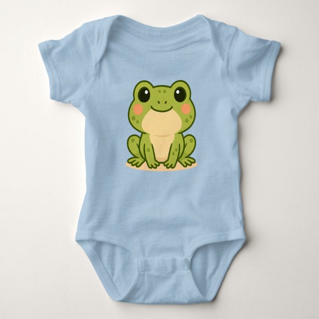 Body Para Bebê  Cute Frog Baby Onsie (Frente)