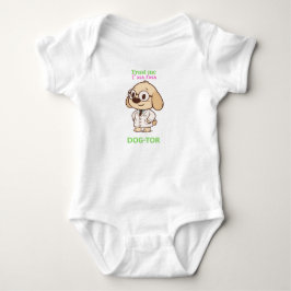 Body Para Bebê Cute Funny Dog-Tor Baby Bodysuit