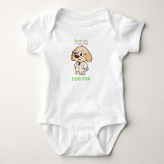 Body Para Bebê Cute Funny Dog-Tor Baby Bodysuit