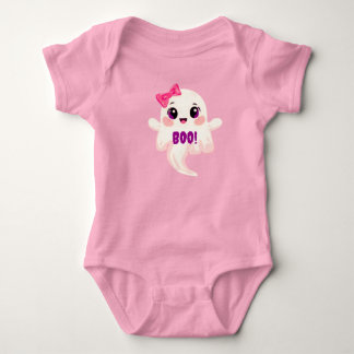 Body Para Bebê Cute girly Boo! Ghost