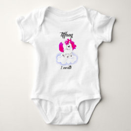 Body Para Bebê cute Happiness magic blue unicorn