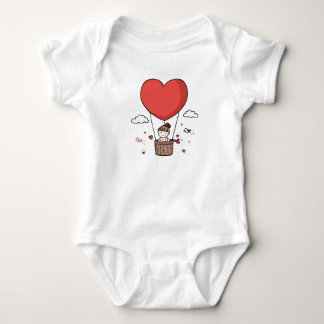 Body Para Bebê Cute Heart Balloon Baby Bodysuit – AdorableT-Shirt
