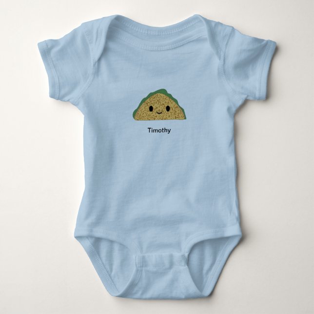 Body Para Bebê Cute Kawaii Taco (Frente)